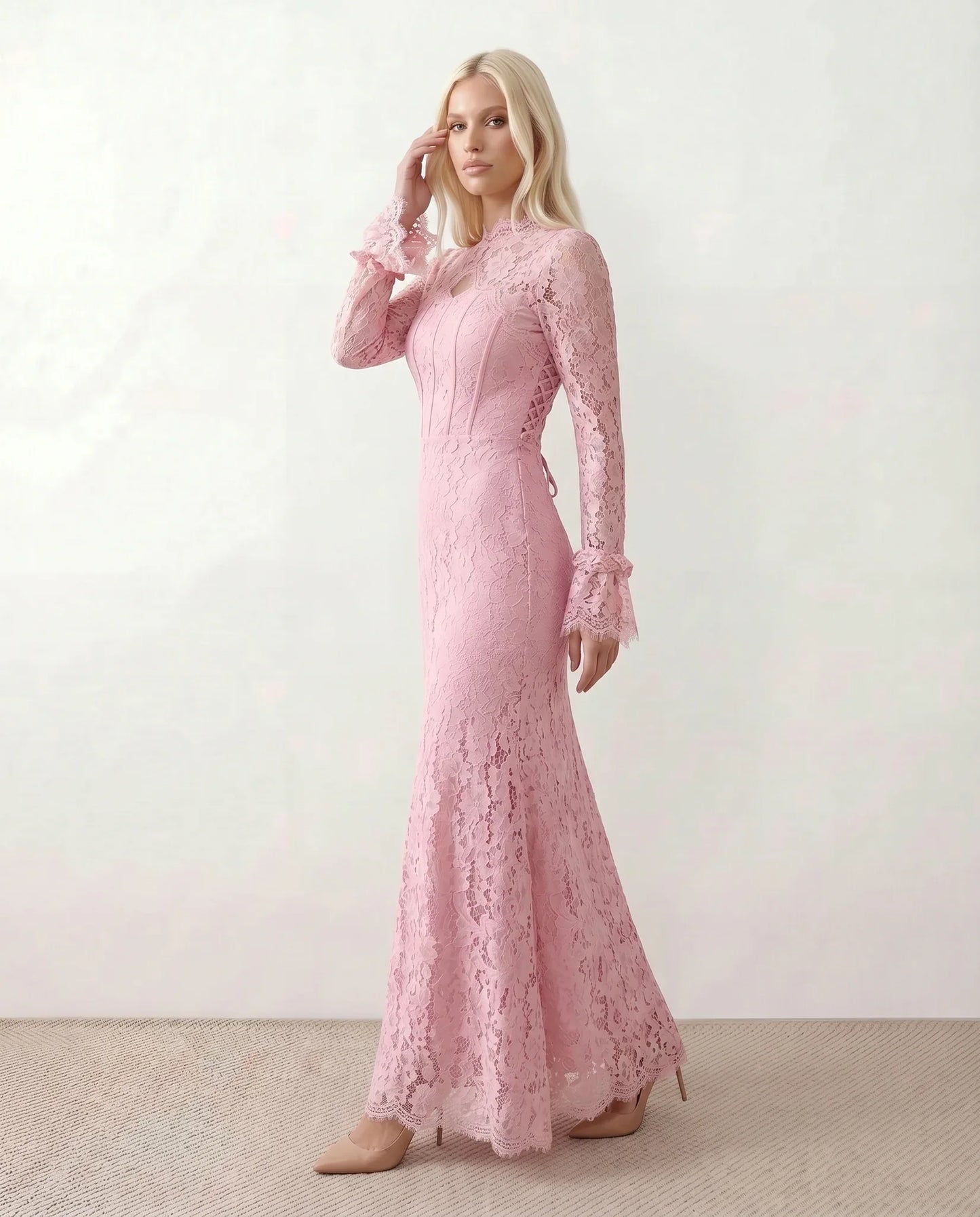 Flawless and Company Lace Mermaid Maxi Dress