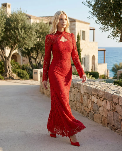 Flawless and Company Lace Mermaid Maxi Dress
