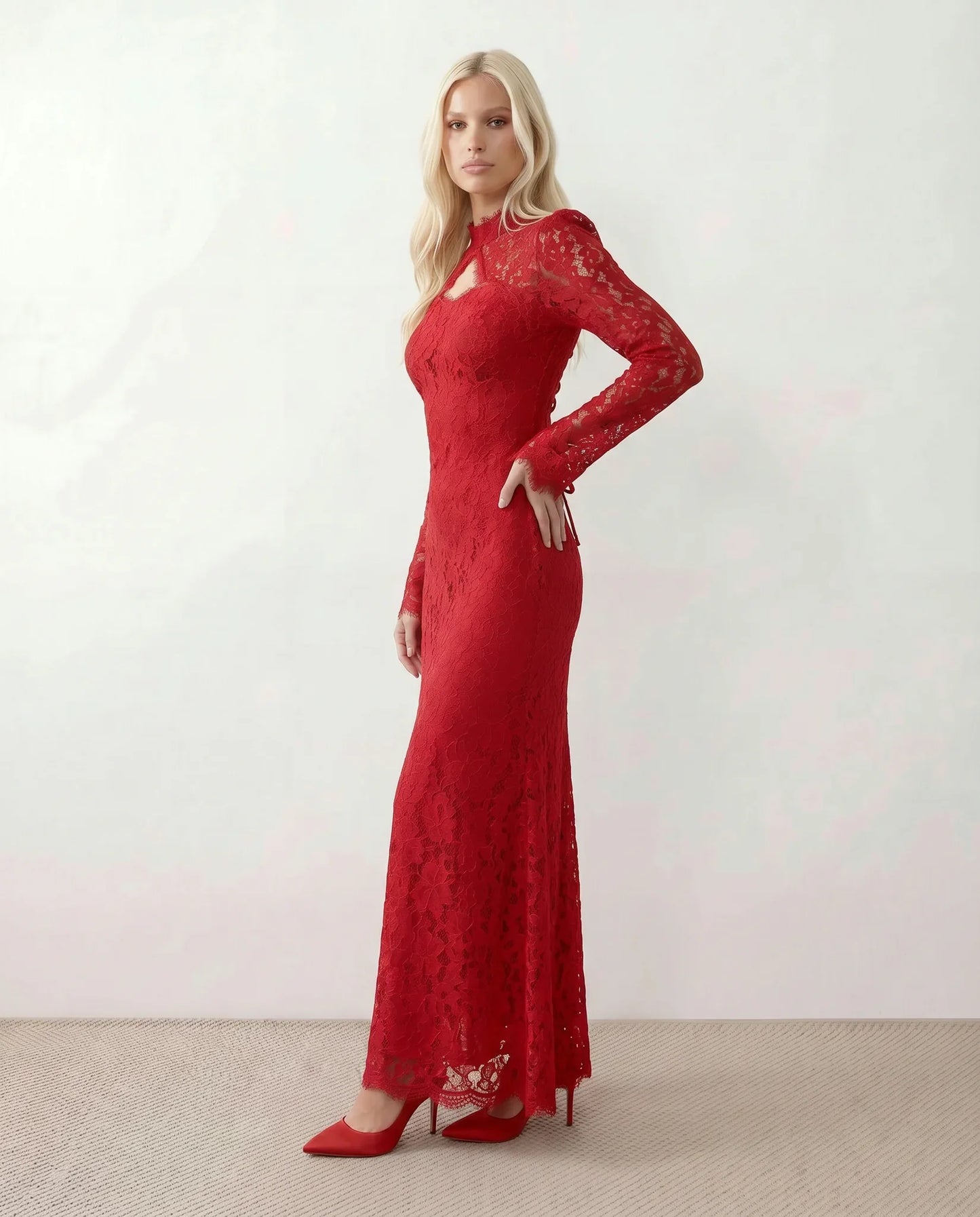 Flawless and Company Lace Mermaid Maxi Dress