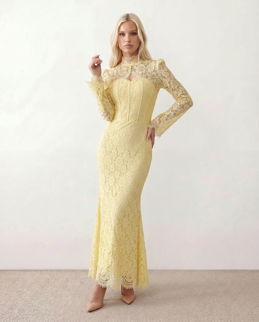 Flawless and Company Lace Mermaid Maxi Dress