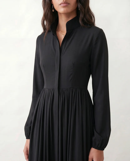 Flawless and Company Button Front A-Line Maxi Dress