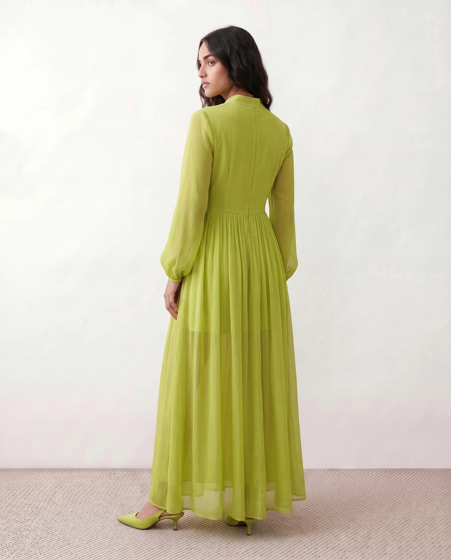 Flawless and Company Button Front A-Line Maxi Dress