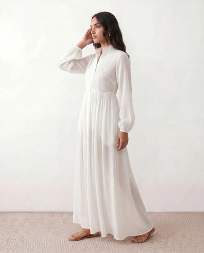 Flawless and Company Button Front A-Line Maxi Dress