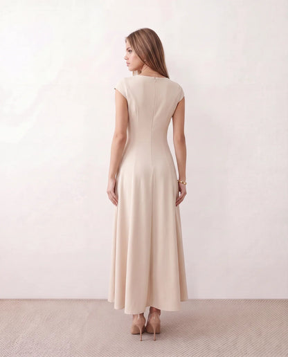 Flawless and Company Square Neck A-Line Midi Dress