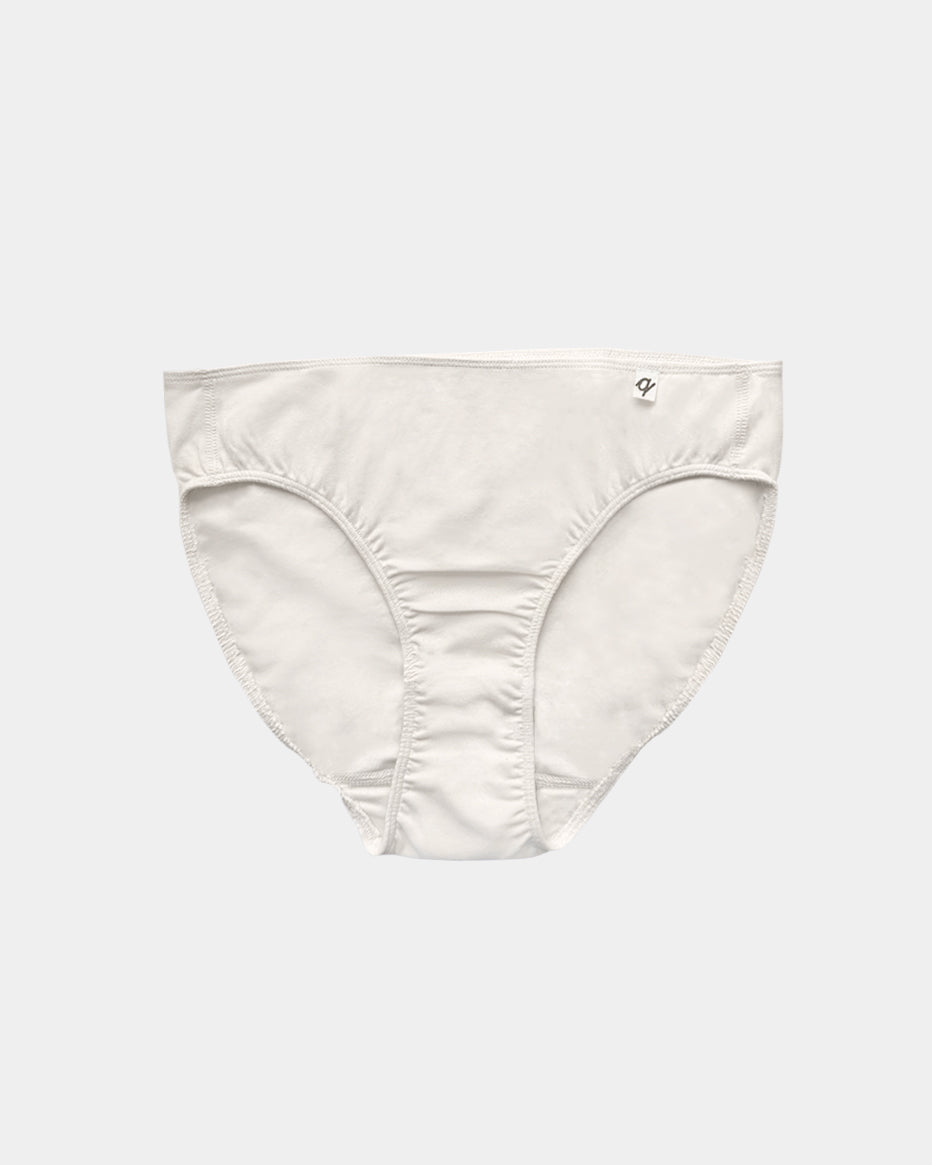 Flawless and Company Women's Undyed Organic Cotton French Cut Bikini