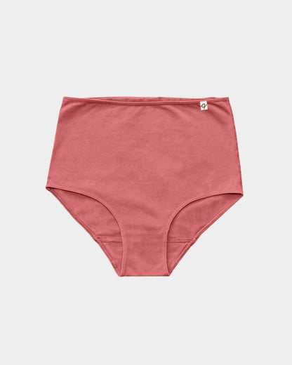 Flawless and Company Women's High Waist Organic Cotton Brief 2 Pack