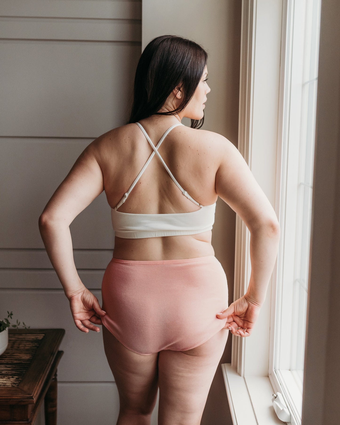 Flawless and Company Women's High Waist Organic Cotton Brief 2 Pack