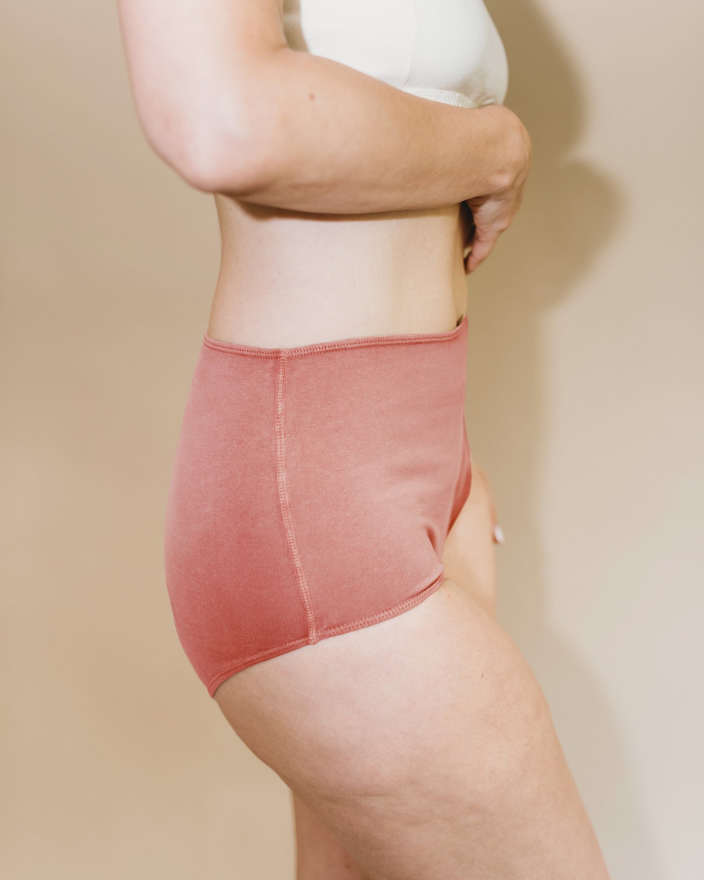 Flawless and Company Women's High Waist Organic Cotton Brief 2 Pack