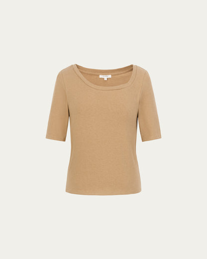 Flawless and Company Asymmetrical Neckline Tee