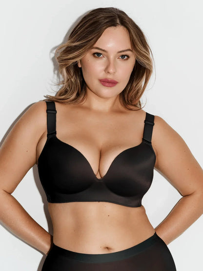Flawless and Company Wireless Lift Bra — Obsidian