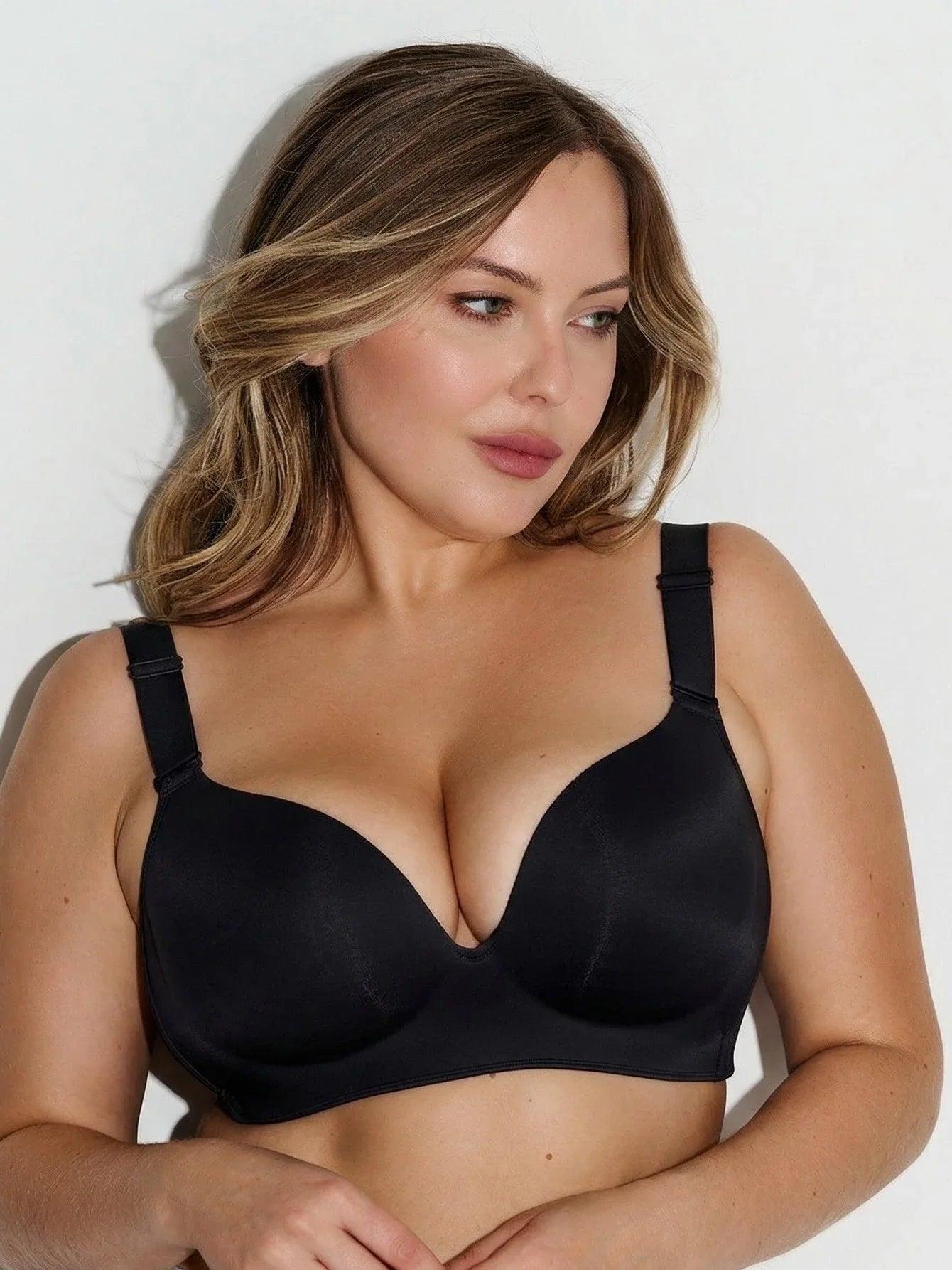 Flawless and Company Wireless Lift Bra — Obsidian