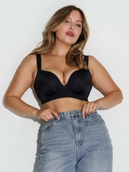Flawless and Company Wireless Lift Bra — Obsidian
